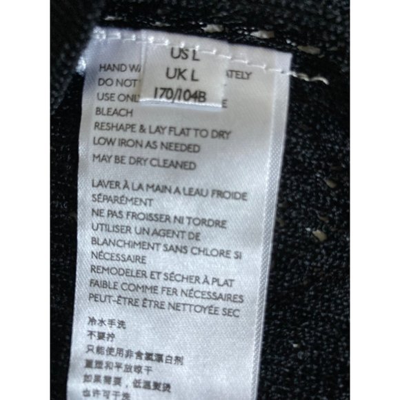 Free People H2O Crew Pullover Black Size Medium or Large - Picture 4 of 6